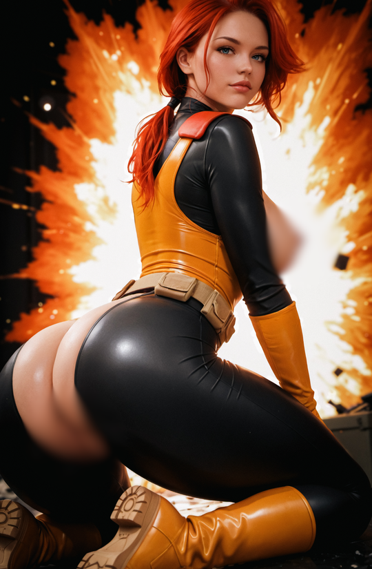 "Scarlett" Fantasy Of Cosplay Comic Cover Gallery