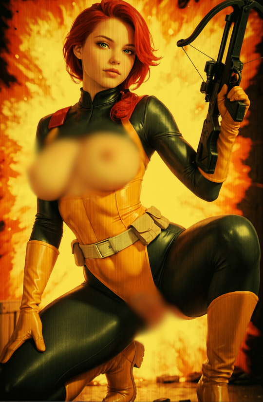 "Scarlett" Fantasy Of Cosplay Comic Cover Gallery