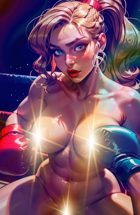 "Fight Night" Fantasy Of Cosplay Comic Cover Gallery
