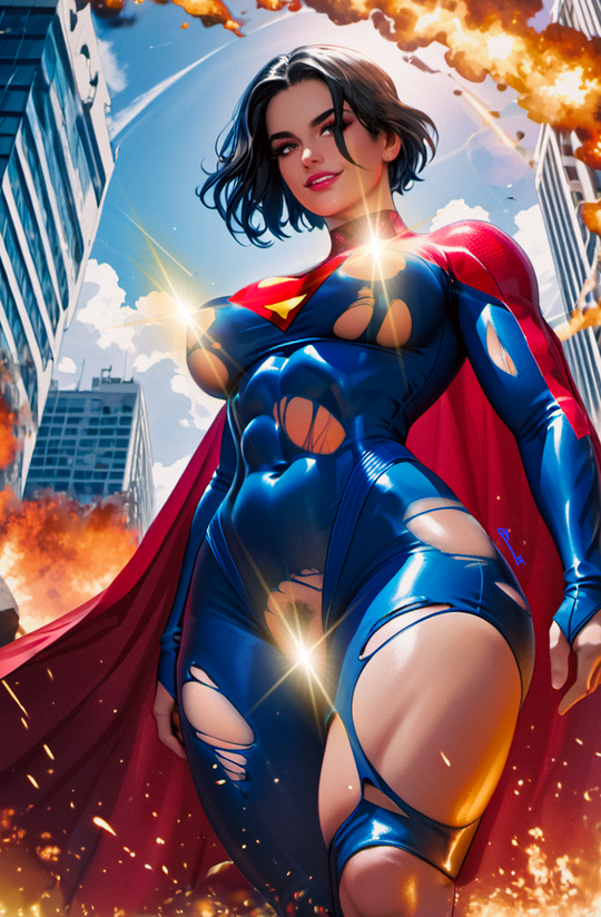 "Supergirl" Fantasy of Cosplay Comic Cover Gallery