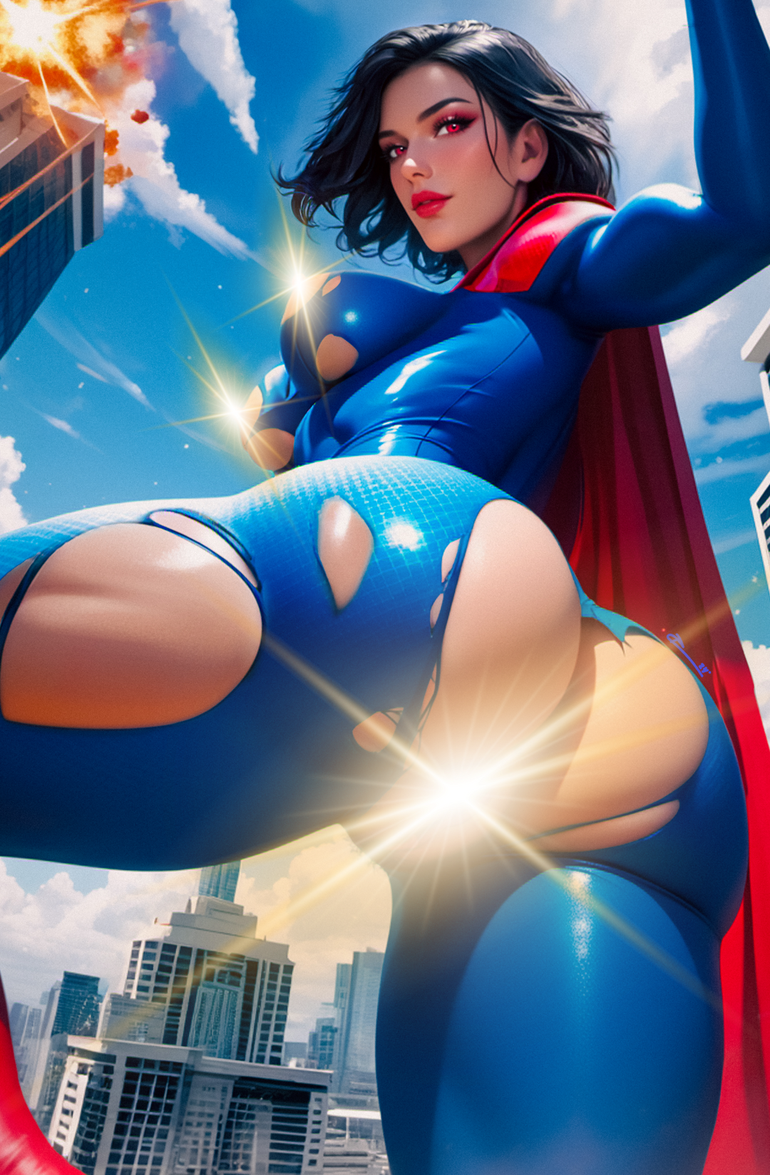 "Supergirl" Fantasy of Cosplay Comic Cover Gallery
