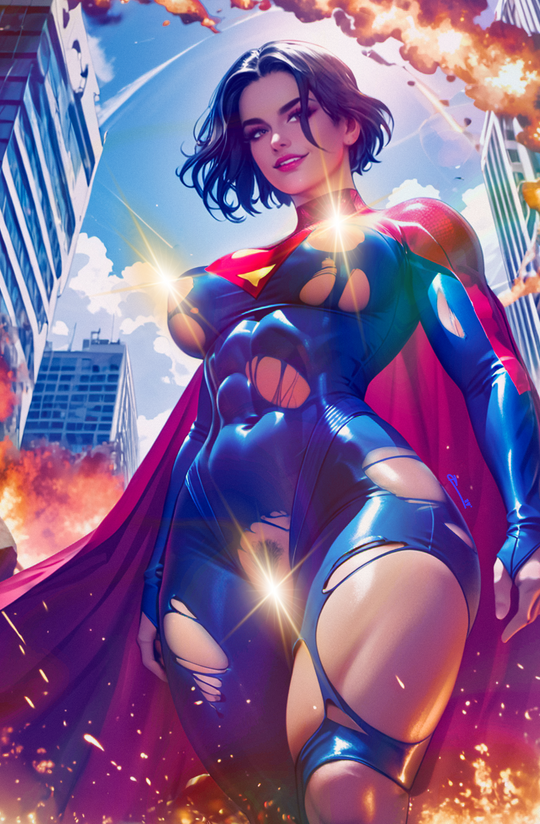 "Supergirl" Fantasy of Cosplay Comic Cover Gallery