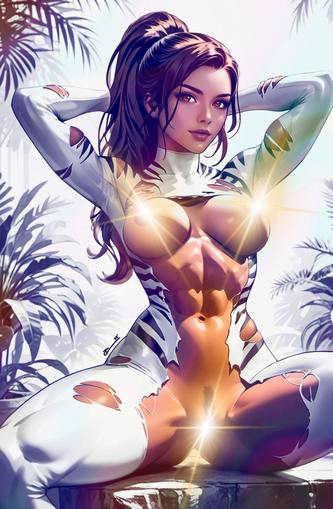 "White Tiger” Fantasy Of Cosplay Comic Cover Gallery