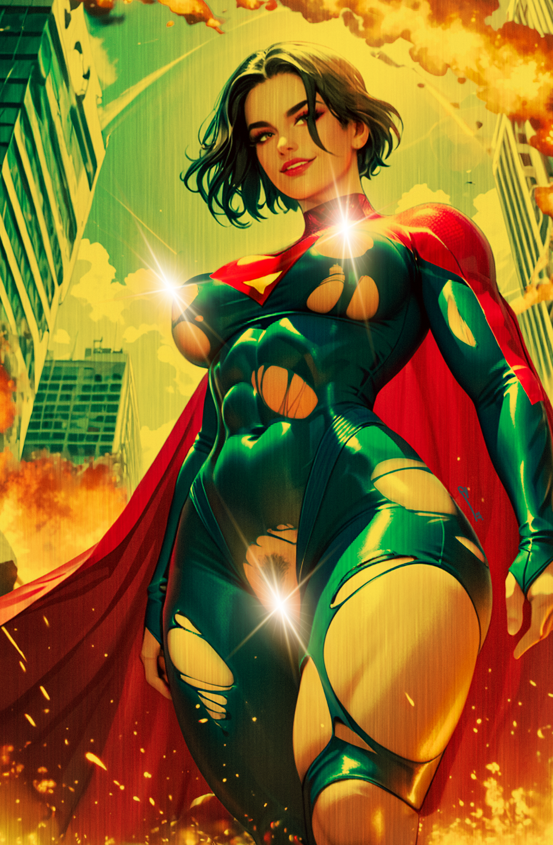 "Supergirl" Fantasy of Cosplay Comic Cover Gallery
