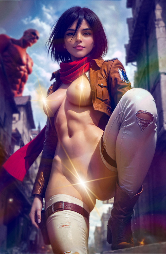 "Mikasa" Fantasy Of Cosplay Comic Cover Gallery