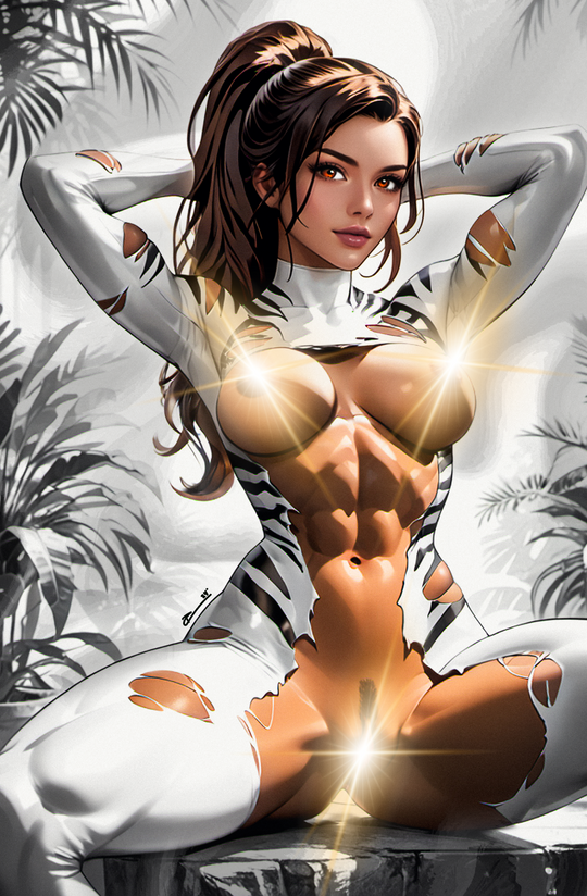"White Tiger” Fantasy Of Cosplay Comic Cover Gallery