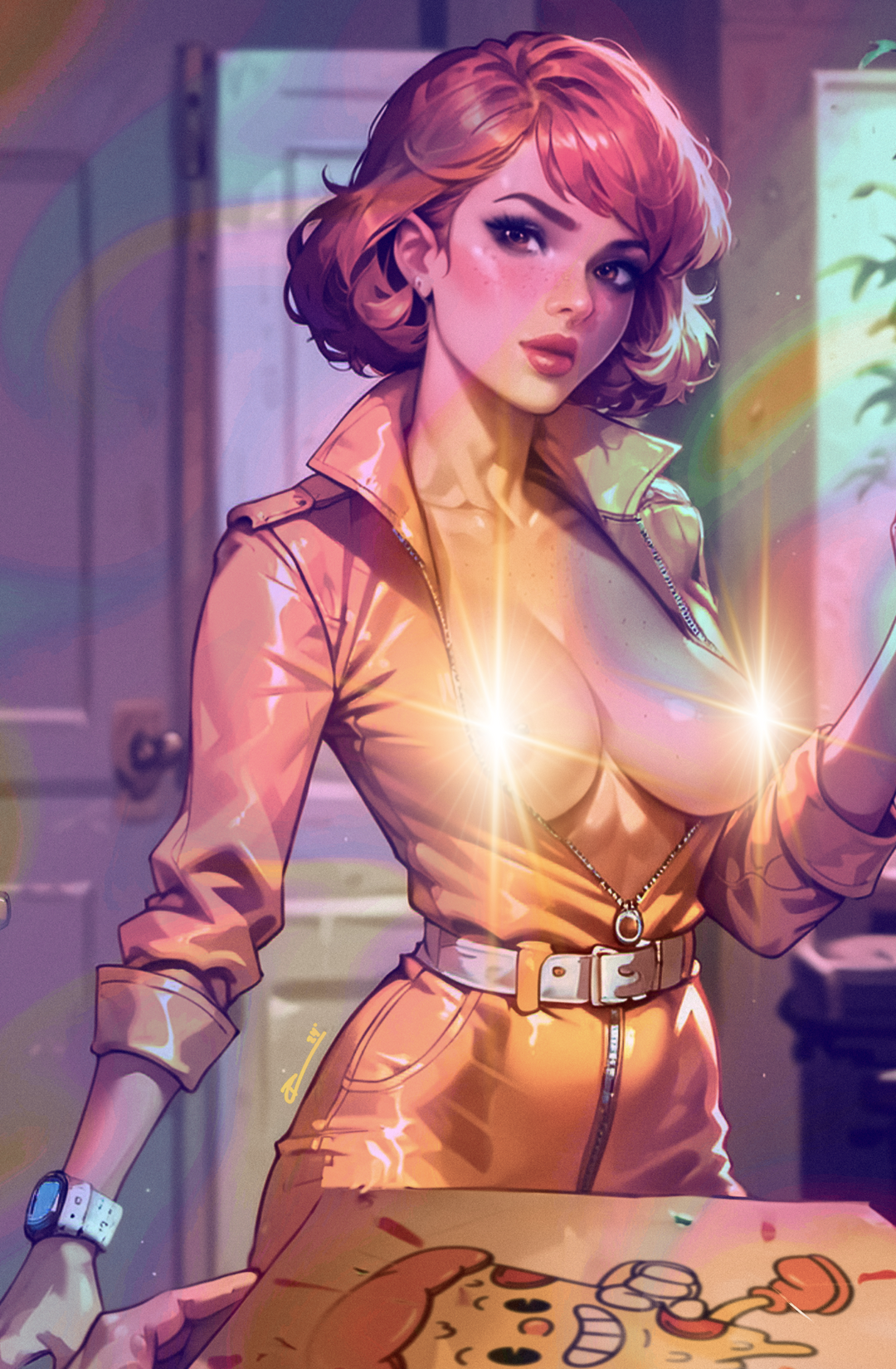 "April" Fantasy Of Cosplay Comic Cover Gallery