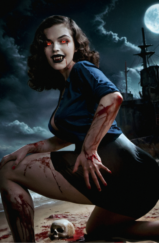 "Beach" Fantasy Of Cosplay Comic Cover Gallery