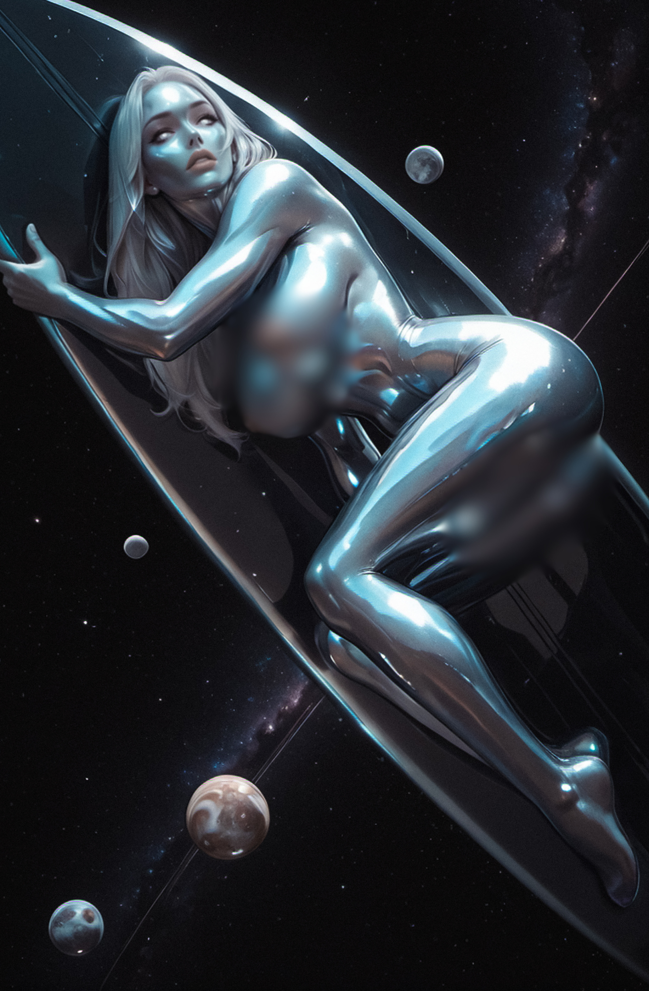 "Surfer" Fantasy Of Cosplay Comic Cover Gallery