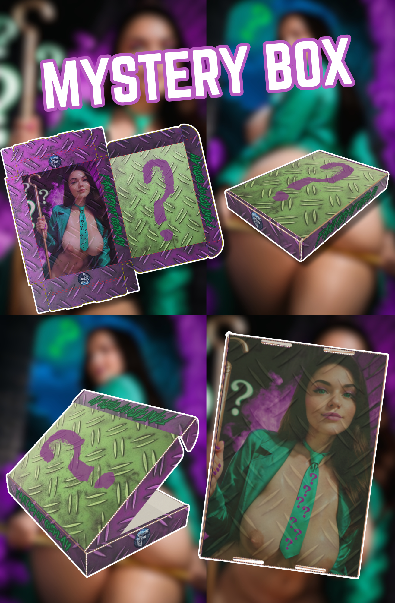 "Riddle" Mystery Collectors Box (x3 Comics) Fantasy Of Cosplay Comic Cover Gallery