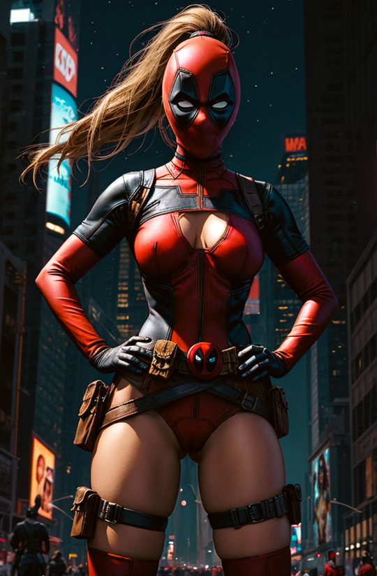 "Ms. Pool" Fantasy Of Cosplay Comic Cover Gallery