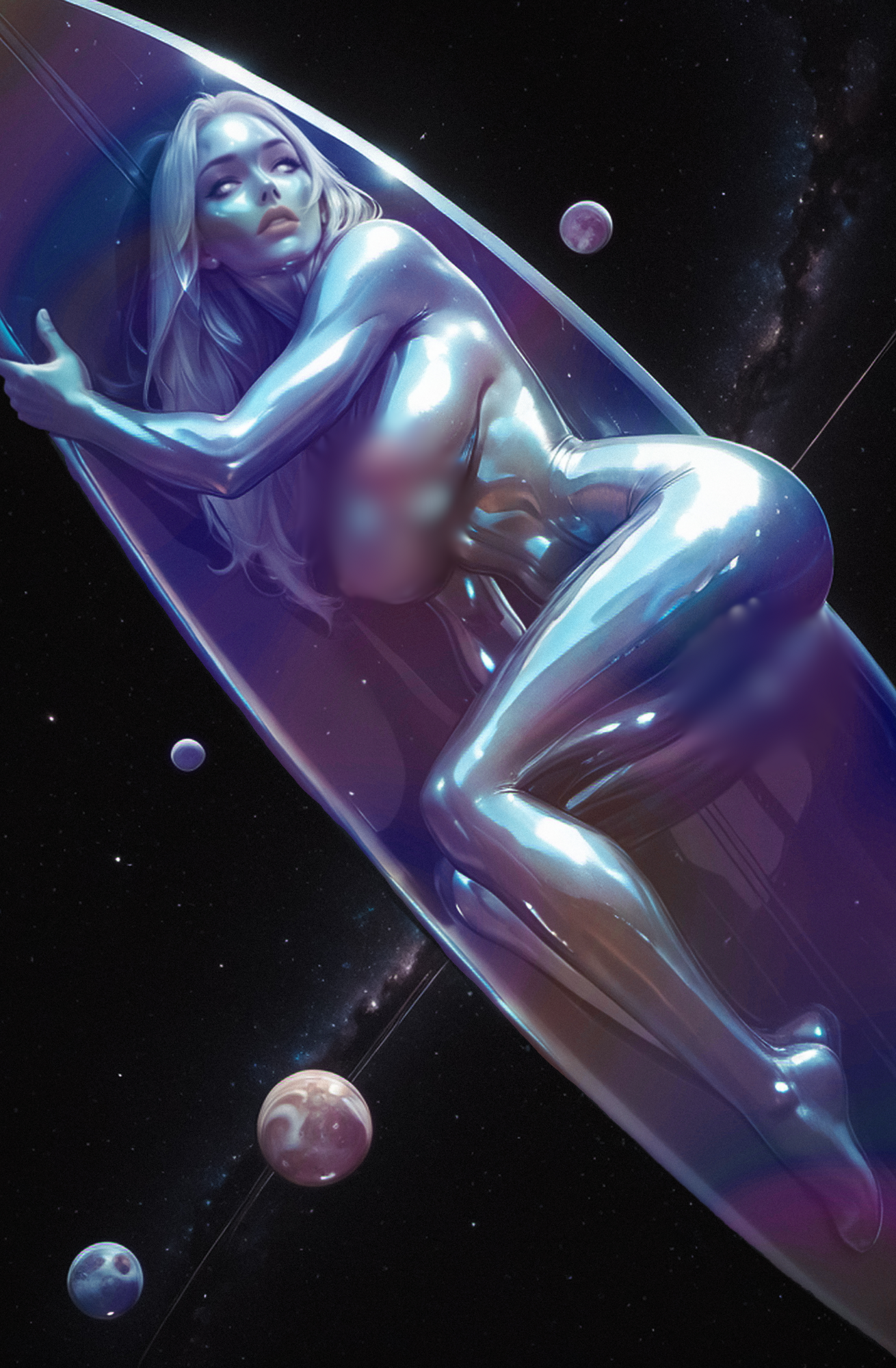 "Surfer" Fantasy Of Cosplay Comic Cover Gallery